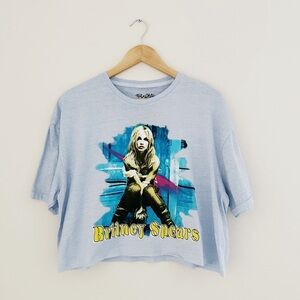 NEW Britney Spears Cropped Graphic T-Shirt